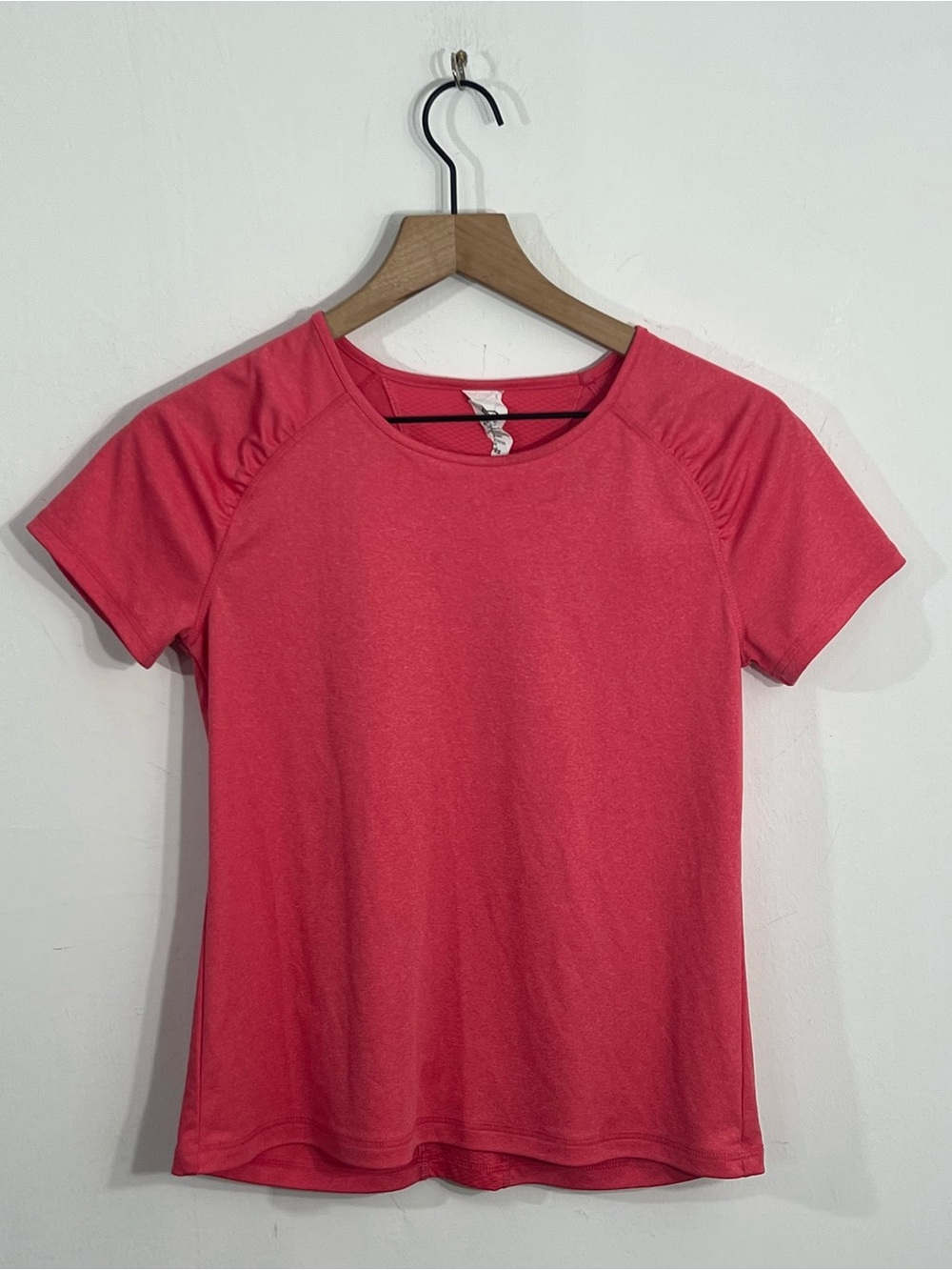 Athletic Works Active Crew Neck Breathable Short Sleeve Pink Tee XL Workout